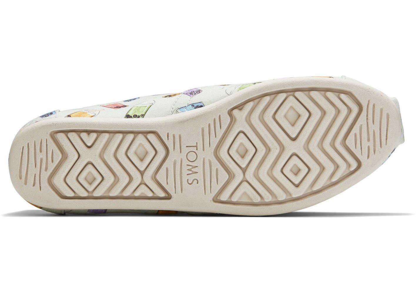 Toms Alpargata Boba Tea Espadrille White - Womens - 64789-SMOU